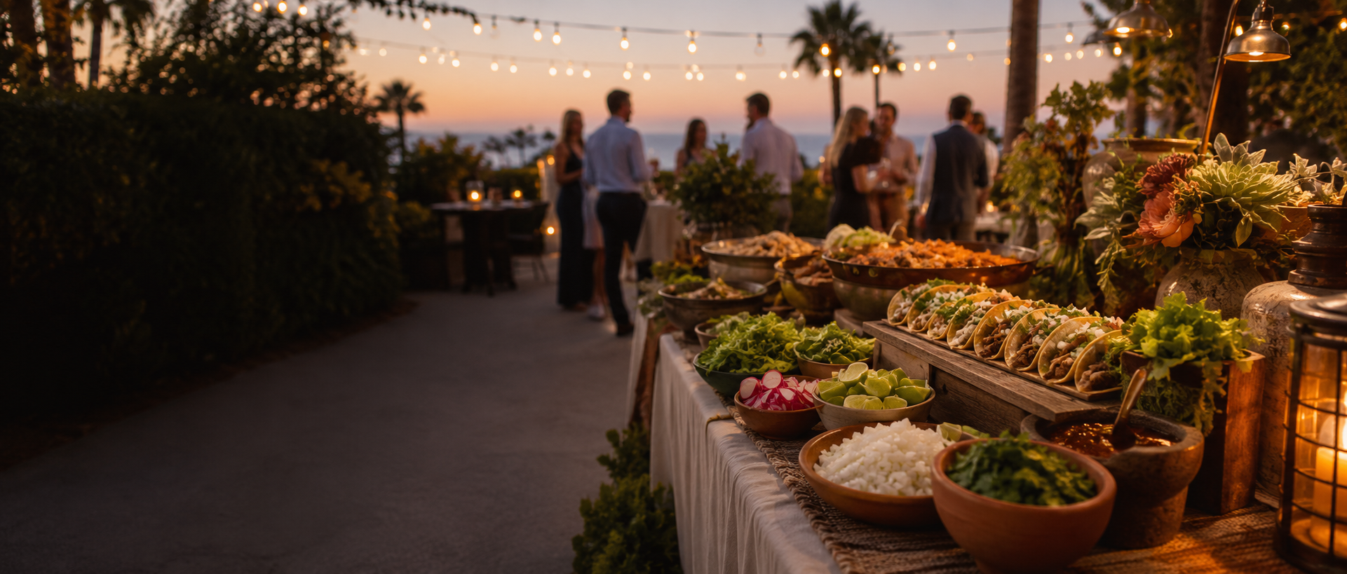 Taco catering event